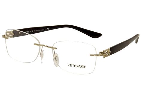 new versace frames|versace rimless eyeglasses.